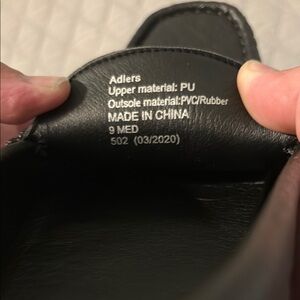 Guess Black Loafers Sleek Slip-Ons